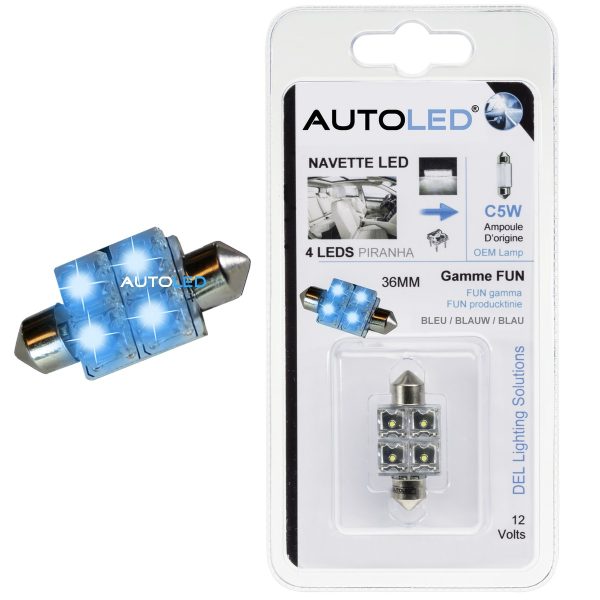 veilleuse led bleu voiture route fermée-8|||ampoule w5w bleu