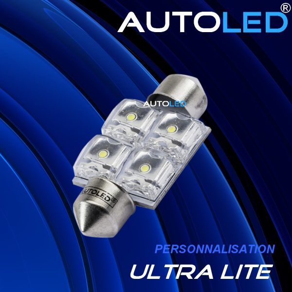 ampoule w5w led bleu