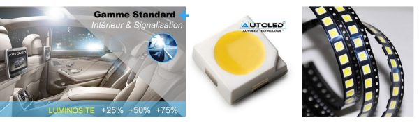 AMPOULES LED T10 (W5W) 5 LEDS / FEUX DE POSITION / PLAQUE / HABITACLE AUTOLED® – Image 16