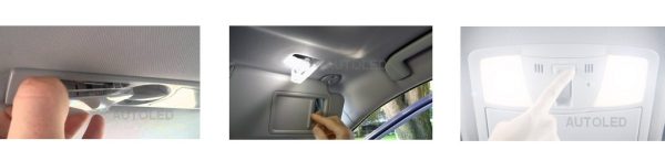 ampoule navette led 42mm.0007-0008-0009-0010-|ampoule LED c5w anti erreur 36mm