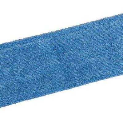 Frange microfibre bleue 50 cm microfibres bleue ,poches + languettes - LAM 80950