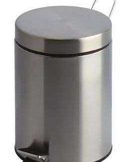 Poubelle a pedale 5 litres - VEP AVB222205 CHROME - Poubelle à pédale - VEPABINS
