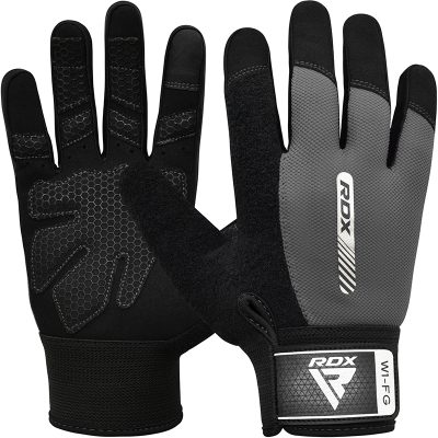 RDX W1 Full Finger Gants Gymnastique XL Gris Lycra - RDX - WGA-W1FG-XL