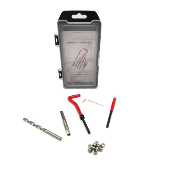 Kit de réparation de filetage Hélicoil Inox M6 "PRO" 15 pcs en coffret - 350806 - Beast