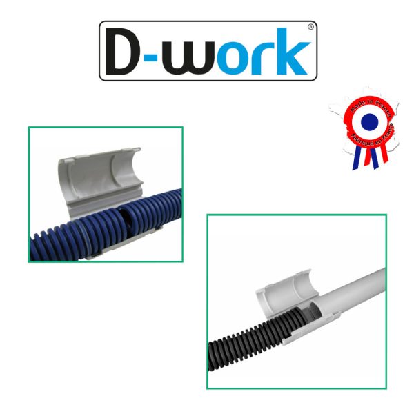 15 manchons de raccordement pour gaine électrique et tube D. 25 mm x L. 50 mm (Vert) - 100% Français - D-Work – Image 2