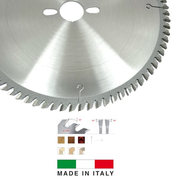 Lame de Scie Circulaire HM D. 250 x Al. 30 x ép. 3,2/2,2 mm x Z80 Alt pour Bois - GAMMA I - FIRST ITALIA – Image 2