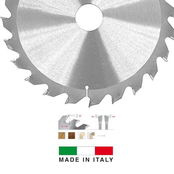 Lame de Scie Circulaire HM D. 190 x Al. 30 x ép. 2,5/1,6 mm x Z24 Alt pour Bois - ELETH I - FIRST ITALIA – Image 2