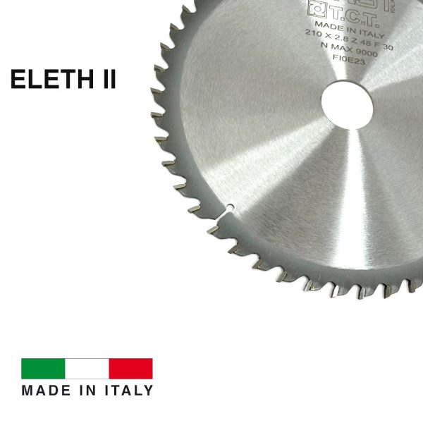 Lame de Scie Circulaire HM D. 210 x Al. 30 x ép. 2,8/1,8 mm x Z48 Alt pour Bois - ELETH II - FIRST ITALIA – Image 3