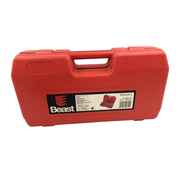 Coffret de 9 pcs filières 1/4", 3/8", 1/2", 3/4", 1", 5/4" spécial plombier - 623090 - Beast – Image 7