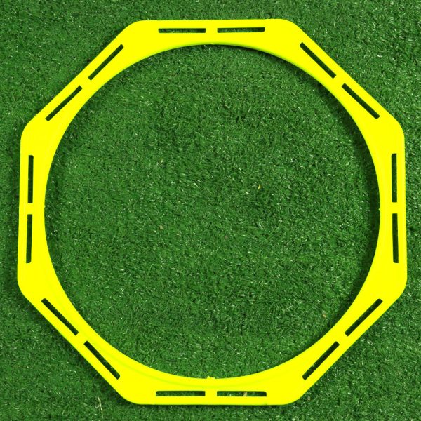 8 cerceaux octogonaux 50 cm 250 Gr pour entraînement d'agilité et de vitesse - D-Work – Image 4