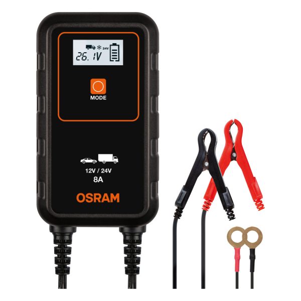 Le BATTERYcharger 908 - Chargeur et mainteneur de charge intelligent pour batteries avec cycle de charge multi-étapes - OSRAM - OEBCS908 – Image 4
