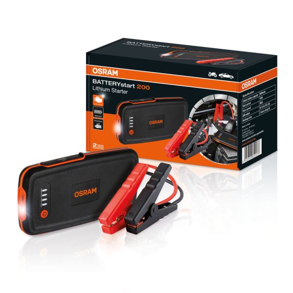 BATTERYstart 200 - Booster de démarrage lithium compact et puissant - BOITE : 1 - OSRAM - OBSL200 – Image 3