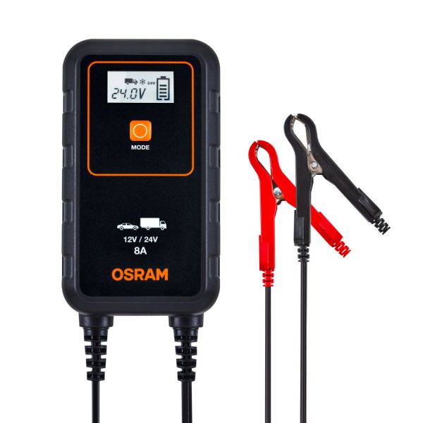 Le BATTERYcharger 908 - Chargeur et mainteneur de charge intelligent pour batteries avec cycle de charge multi-étapes - OSRAM - OEBCS908