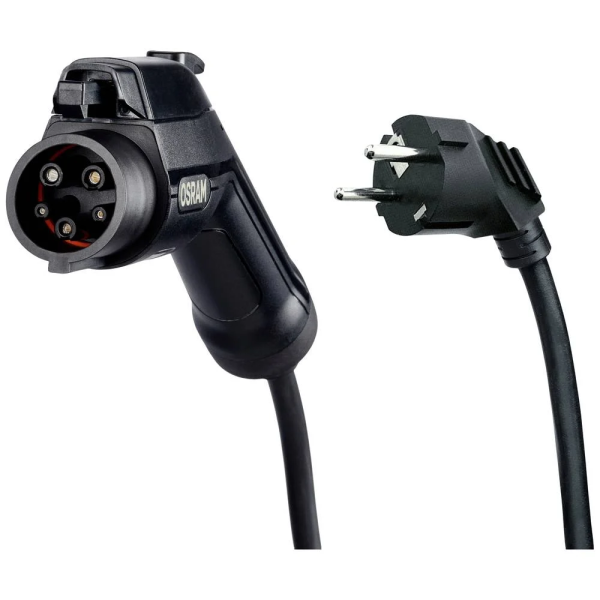 Cable de charge véhicule électrique sur alimentation standard 230V TYPE1 - BOITE : 1 - OSRAM - OPC10A05 – Image 5