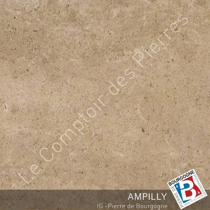 Dés de poteaux en pierre  - VENDU PAR 3 -   Finition Vieilli  -  PETIT (20 x 20 x h 19 cm)  -  Ampilly Tigré – Image 2