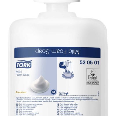 Cartouche 6*1l tork savon mousse doux - TORK - SAVONS ET GELS POUR LES MAINS