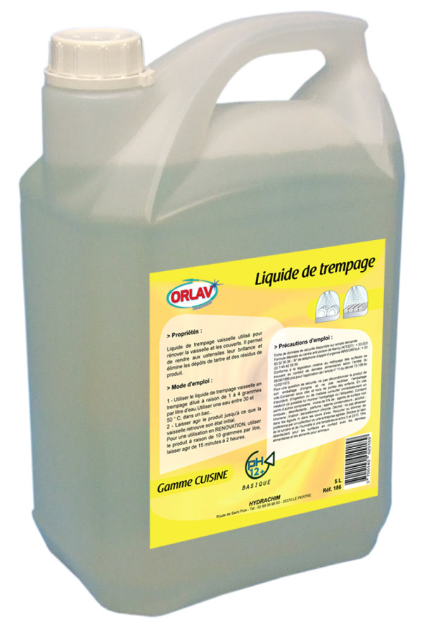 Orlav liquide de trempage / 5l - HYDRACHIM - Vaisselle machine