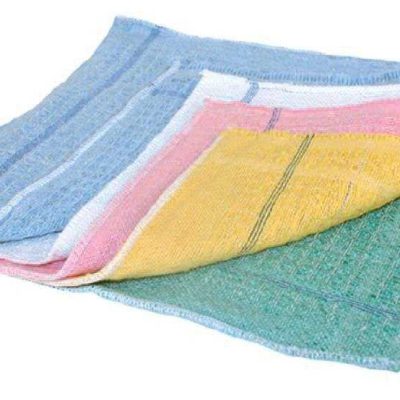 Lavette gaufree 360g/m? 30x70cm blanche - LAMATEX - Lavette