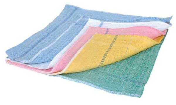 Lavette gaufree 360g/m? 30x70cm blanche - LAMATEX - Lavette