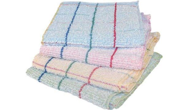 Lavette bouclee couleur 33x35cm - LAMATEX - Lavette