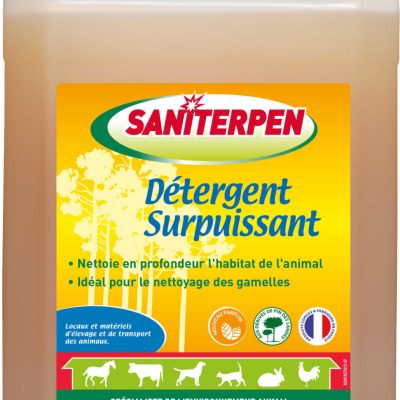 Saniterpen detergent surpuissant chenils - bidon de 5 litres - LE VRAI PROFESSIONNEL - Produits d'entretien