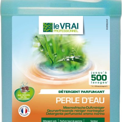 Le vrai perle d'eau 5l nettoie et parfume durablement - LE VRAI PROFESSIONNEL - Détergents sol