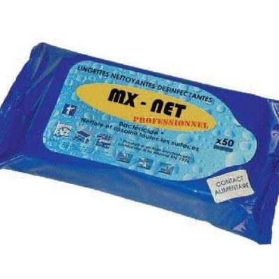 Lingettes nettoyantes desinfectantes le paquet de 48 - LAMATEX - Lingette