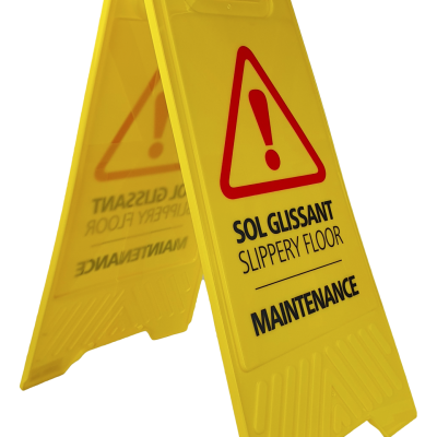 Panneau de signalisation "sols glissants" - TAMPEL - Les sols