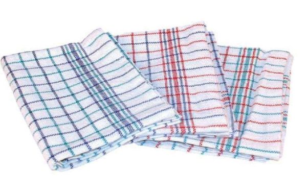 Torchon luxe coton 65x65cm l lot de 3 - LAMATEX - les microfibres