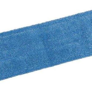 Frange microfibre bleue 50 cm microfibres bleue ,poches + languettes - TAMPEL - Le lavage