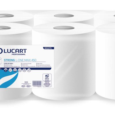 Bobine maxi l-one 2 plis blanc lot de 6 - LUCART - Essuie mains et distributeur