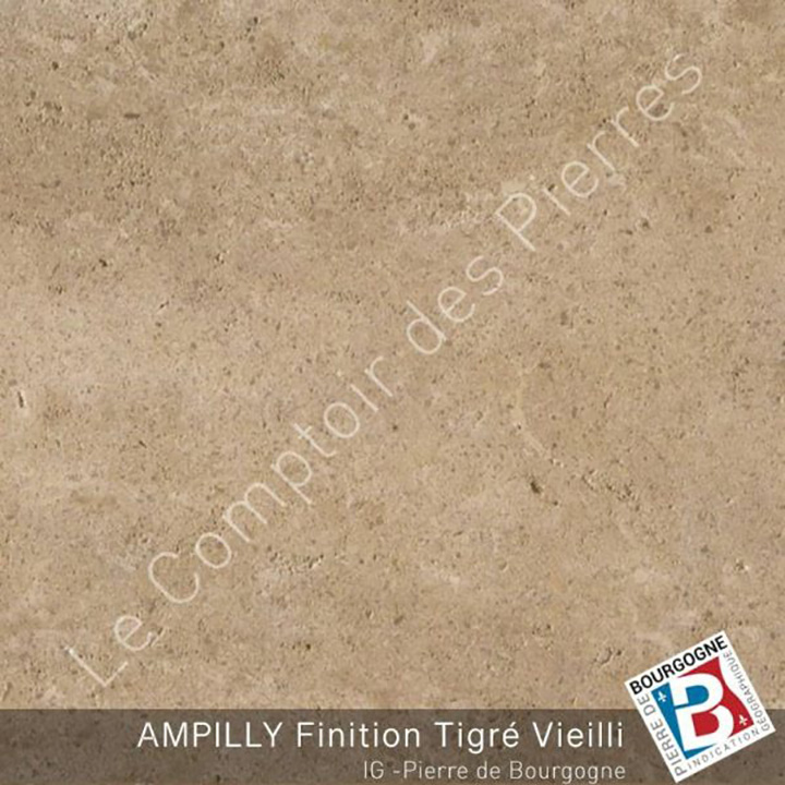 Porte savon en pierre - 15 x 10 x 3 - Ampilly Tigré Vieilli - COMPTOIR DES PIERRES – Image 2