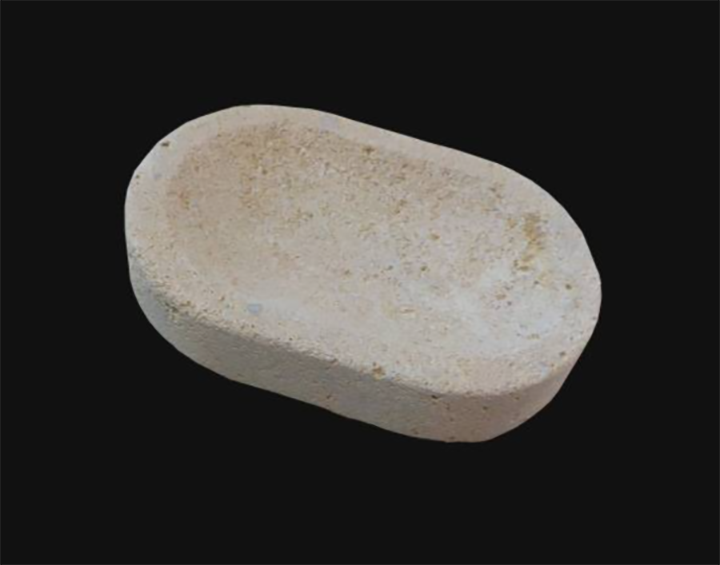 Porte savon en pierre - 15 x 10 x 3 - Ampilly Tigré Vieilli - COMPTOIR DES PIERRES – Image 3