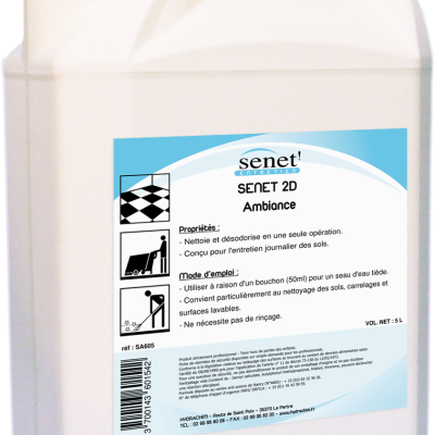Detergent 2 d senet parfum au choix le bidon de 5 litres ( lavande, fraise, citron vert, ambiance, floral) - HYDRACHIM - Détergents sol