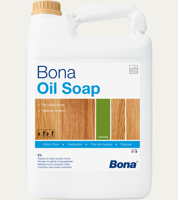 Bona soap cleaner parquet huile le bidon de 5 litres - BONA - Entretien et traitement des parquets