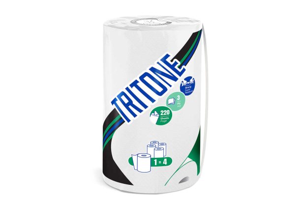 Essuie tout professionnel haut de gamme tritone de celtex le colis de 12 rouleaux - CELTEX - Essuie Tout