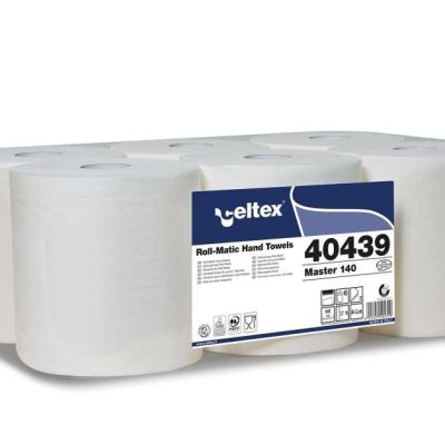 Bobine essuie mains master autocut 2 plis blanc le colis de 6 rouleaux - CELTEX - Essuie mains et distributeur