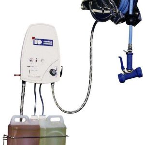 Centrale de nettoyage et desinfection 2 produits +enrouleur inox de 10 r 20metres - SEKO - centrale de nettoyage