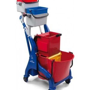 Chariot de lavage vega 305 equipe d'1 seau 28l, 1 presse et 2 seaux 4l - DME - Chariots de lavage