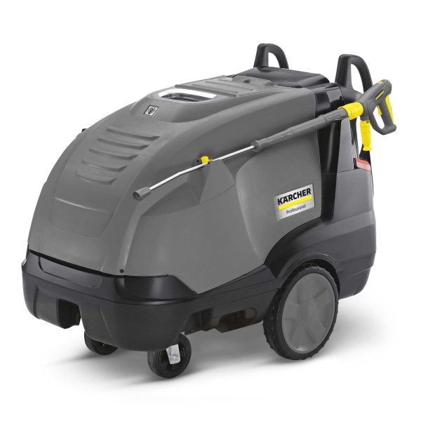 Karcher hds12/18 4sx+enrouleur nettoyeur haute pression 180bar 1200l/h - KARCHER - Eau chaude triphasé (400V)