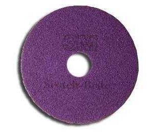 Disque 3m mauve diamant pour le nettoyage et lustrage des sols diam 430mm 17" - 3M - Les disques abrasifs