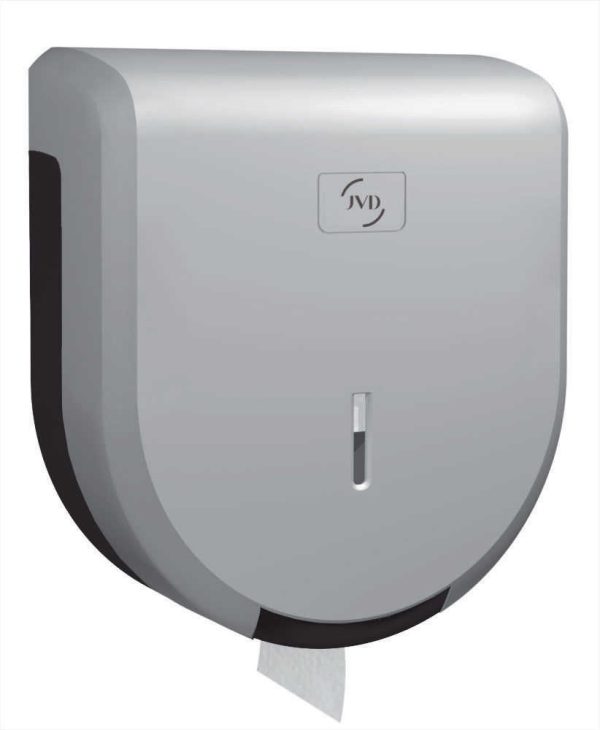 Distributeur de papier hygiénique cleanline jumbo 200 gris métallisé - JVD - Equipement Sanitaire