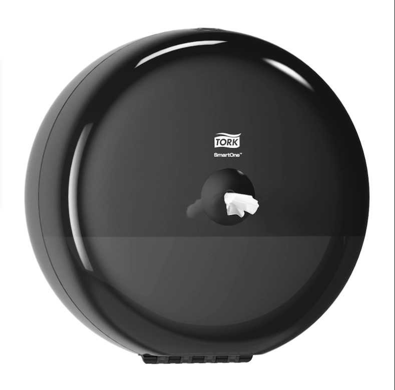 Derouleur de papier toilette lotus smartone noir t8 - TORK - Papier toilette et distributeur