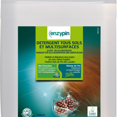 Enzypin - detergent tous sol - 5 litres - LE VRAI PROFESSIONNEL - Détergents sol