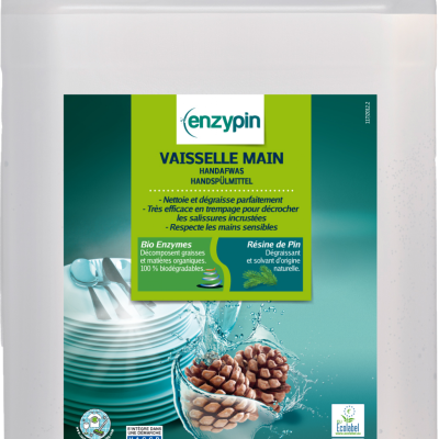 Enzypin vaisselle mains le bidon de 5 litres - LE VRAI PROFESSIONNEL - Vaisselle main
