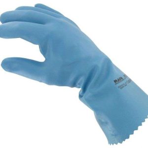 Paire de gants de menage jersette bleu - MAPA SPONTEX - Gants