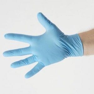Boite de 100 gants d'examen nitrile bleu - PROMOSAC - Gants