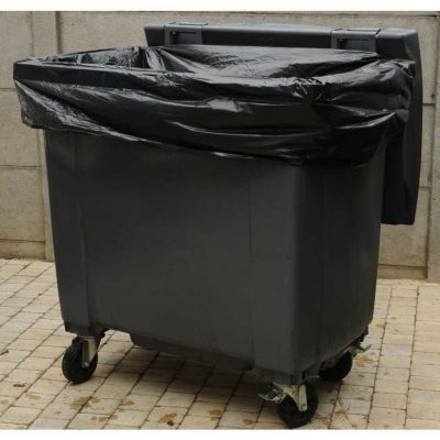 Housse conteneur 1000/1100 l la carton de 100 - PROMOSAC - Sac poubelle de 200 a 750 litres