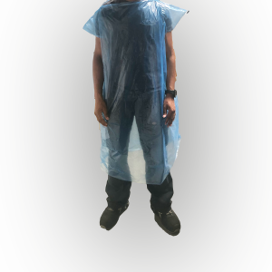 Carton de 400 surblouses pe-bd bleu translucide - PROMOSAC - Gants