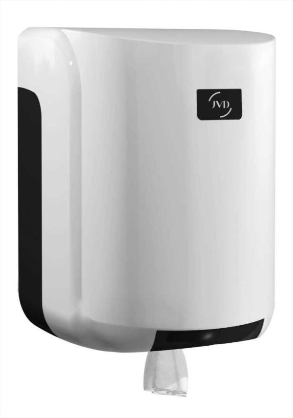 Distributeur abs blanc pour bobine a devidage central - JVD - Essuie mains et distributeur
